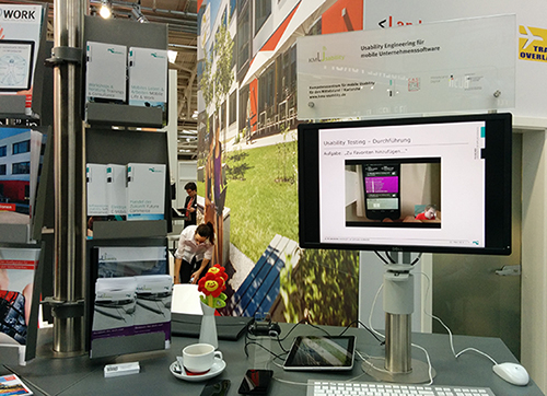 Projektstand auf der CeBIT 2014